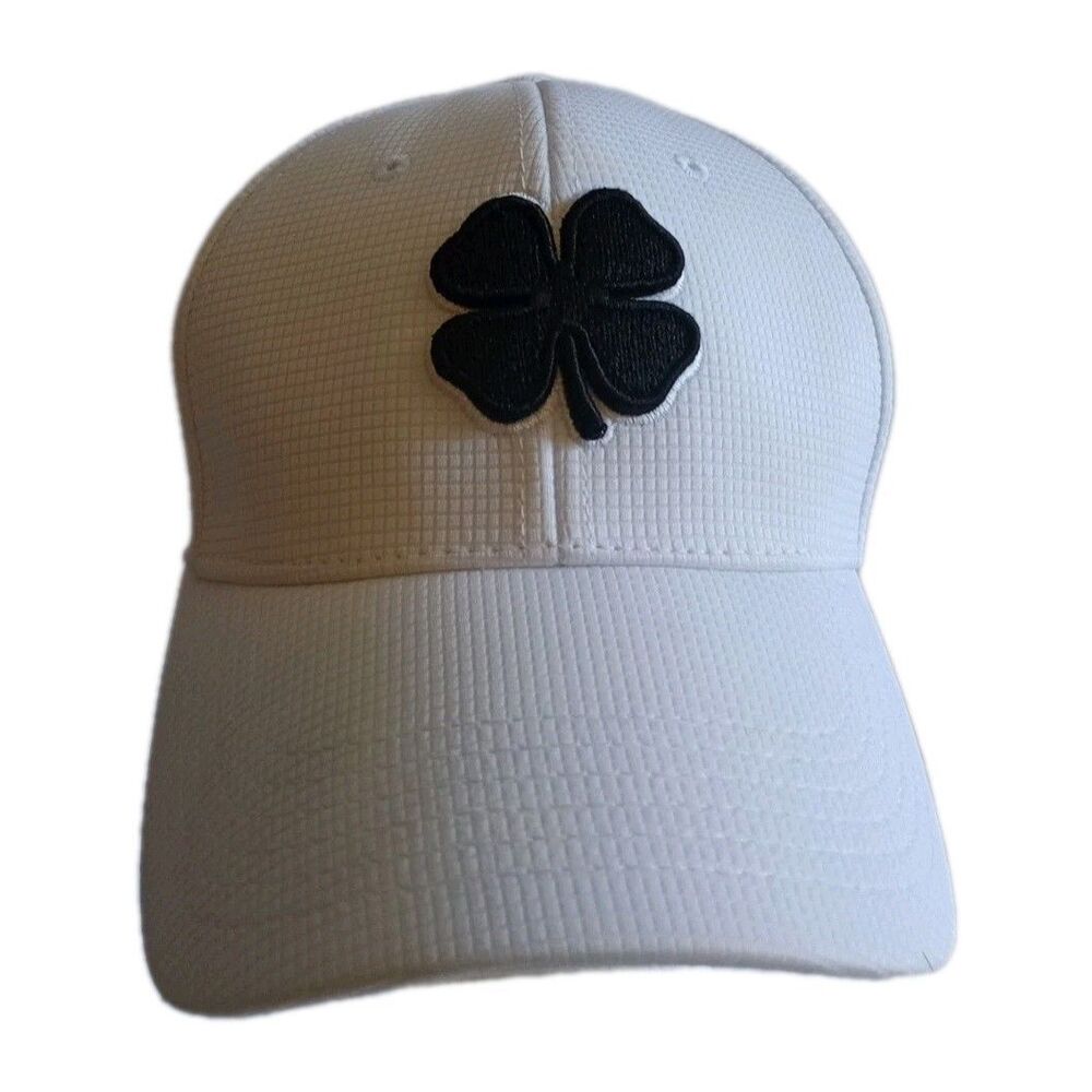 Black Clover Iron X Snow Memoryfit Hat White S/M Logo NWOT Clean Minimalist